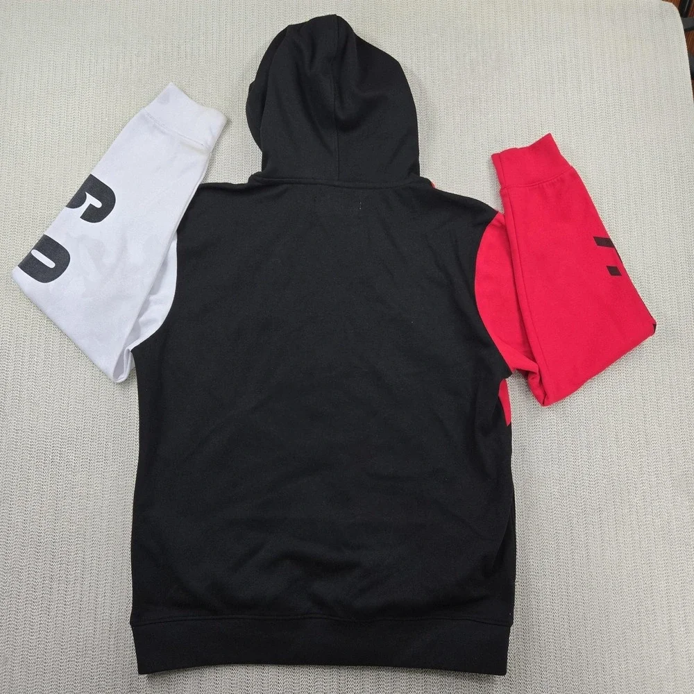 Black Pyramid‎ Hoodie Sweatshirt Mens XL Red Black White Graphic Streetwear